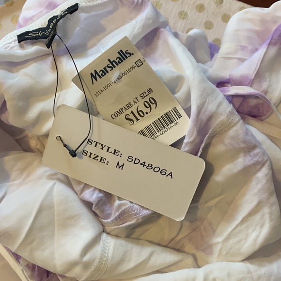 Purple tie dye jumpsuit. NWT. Size medium - Picture 6 of 6